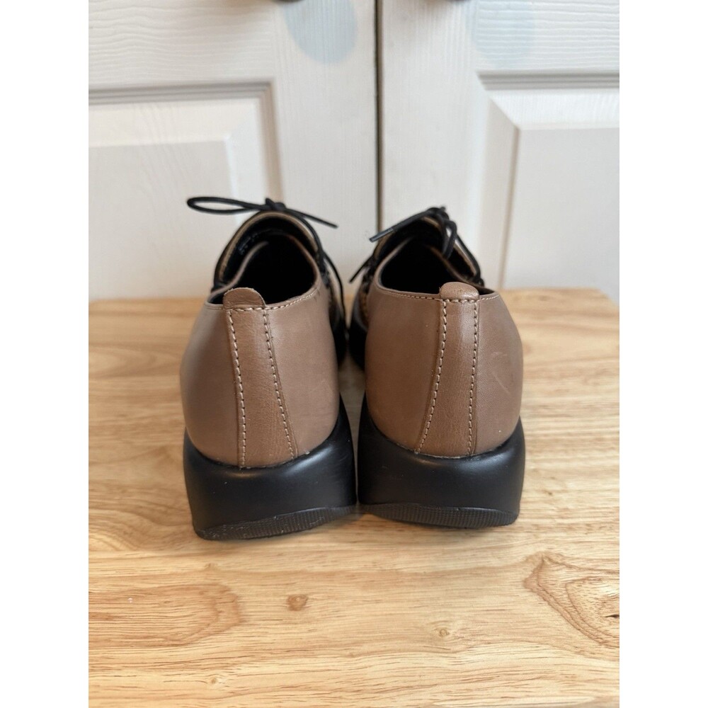 Dansko Brown & Black Janika Chunky Oxford Platform Mary Jane Comfort Clog 8 - Picture 5 of 12